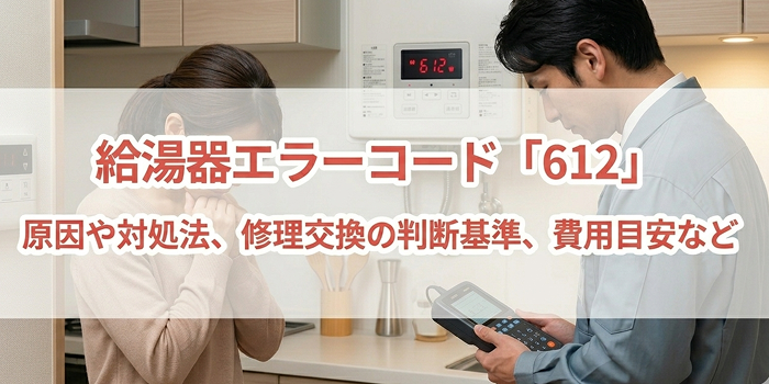 給湯器エラーコード「612」